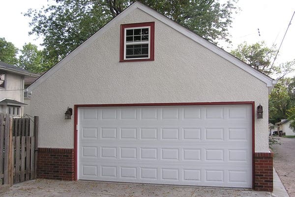 Stucco Garage